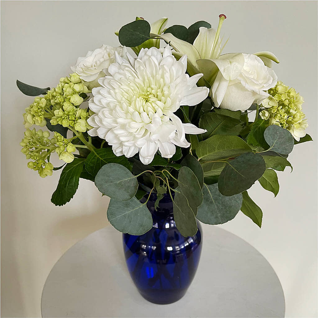 Snowy Dreams Bouquet –  Alex Floral, Stockton CA