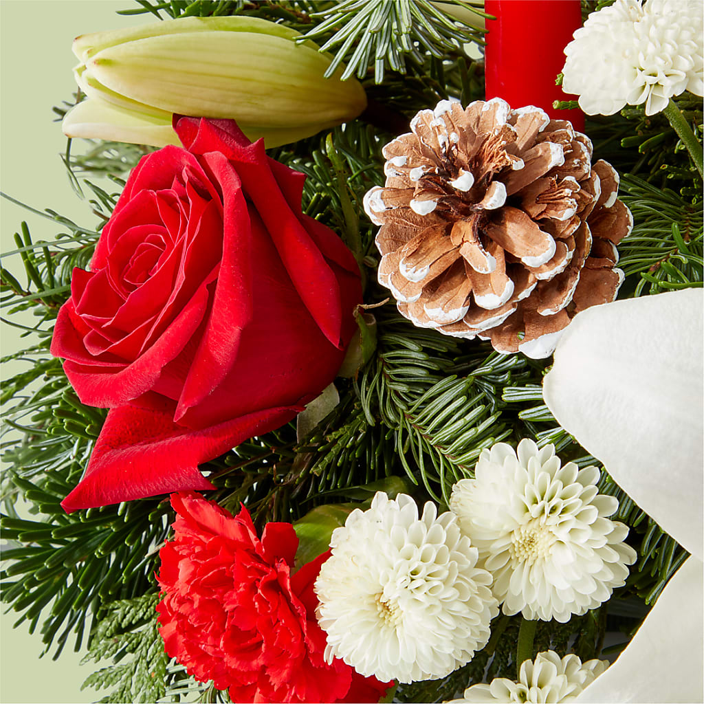 Seasonal Festivities Centerpiece –  Alex Floral, Stockton CA