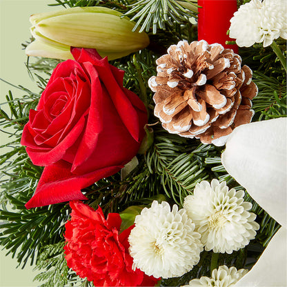 Seasonal Festivities Centerpiece –  Alex Floral, Stockton CA