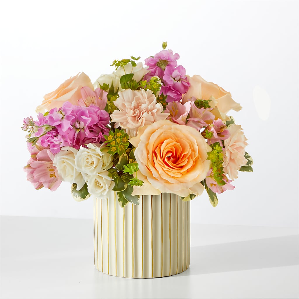 Paradise Bouquet with Ivory Vase –  Alex Floral, Stockton CA