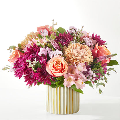 Berry Cobbler Bouquet with Ivory Vase –  Alex Floral, Stockton CA