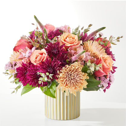 Berry Cobbler Bouquet with Ivory Vase –  Alex Floral, Stockton CA
