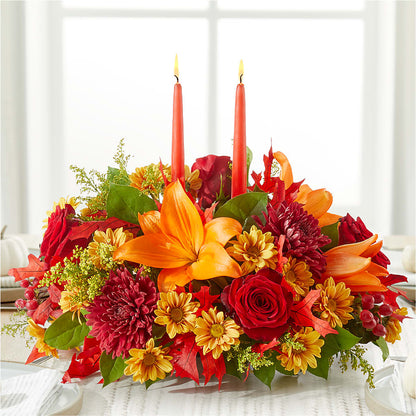 Autumn's Embrace Centerpiece –  Alex Floral, Stockton CA