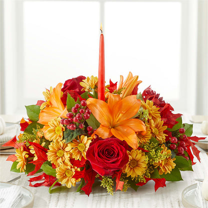 Autumn's Embrace Centerpiece –  Alex Floral, Stockton CA