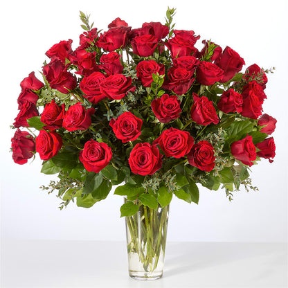 Forever Yours Fifty Stem Red Rose Bouquet –  Alex Floral, Stockton CA