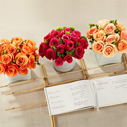 Dawn Rose Centerpiece –  Alex Floral, Stockton CA