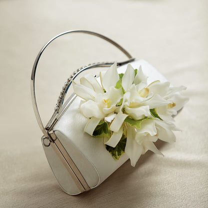 White Purse Decor –  Alex Floral, Stockton CA